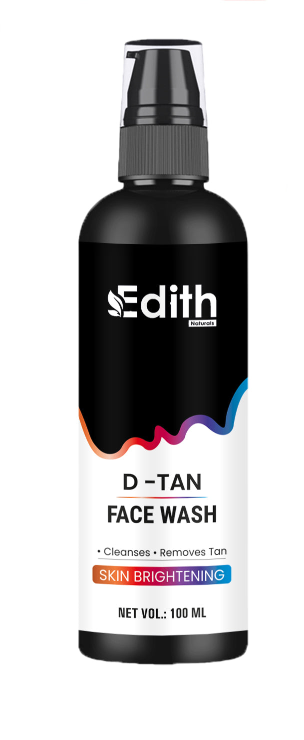 Edith Naturals D-Tan Face Wash For Skin Brightening (100 ml)