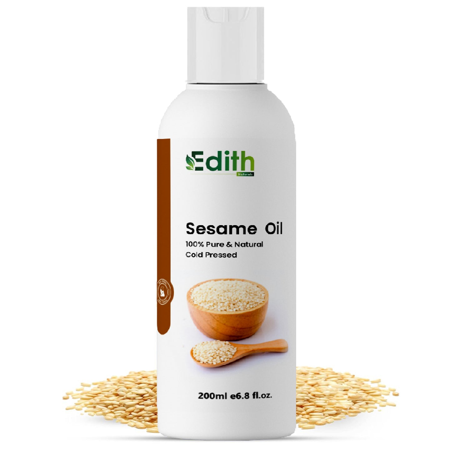 Cold Pressed Sesame oil for Hair, Skin and Massage (Til Ka Tel/Til Oil,Gingelly oil,) 100% pure & natural (200 ml)