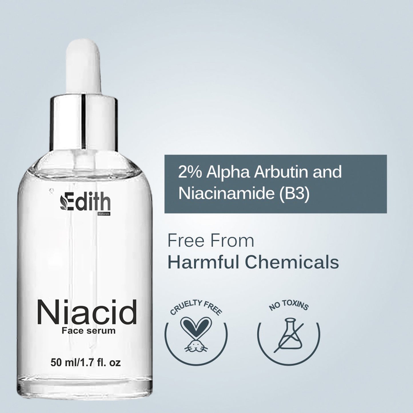 Edith Niacid Face Serum, 50 ml/1.7 fl. oz