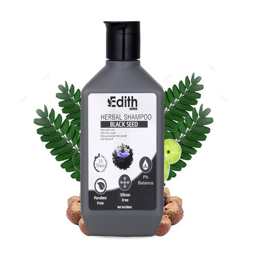 Edith Naturals Anti  Hair fall Herbal Shampoo For  Control  Dandruff , Stop Spilt ends , Stop itchy scalp For Smooth & Shiny Hair For Men & Women (200 ml)