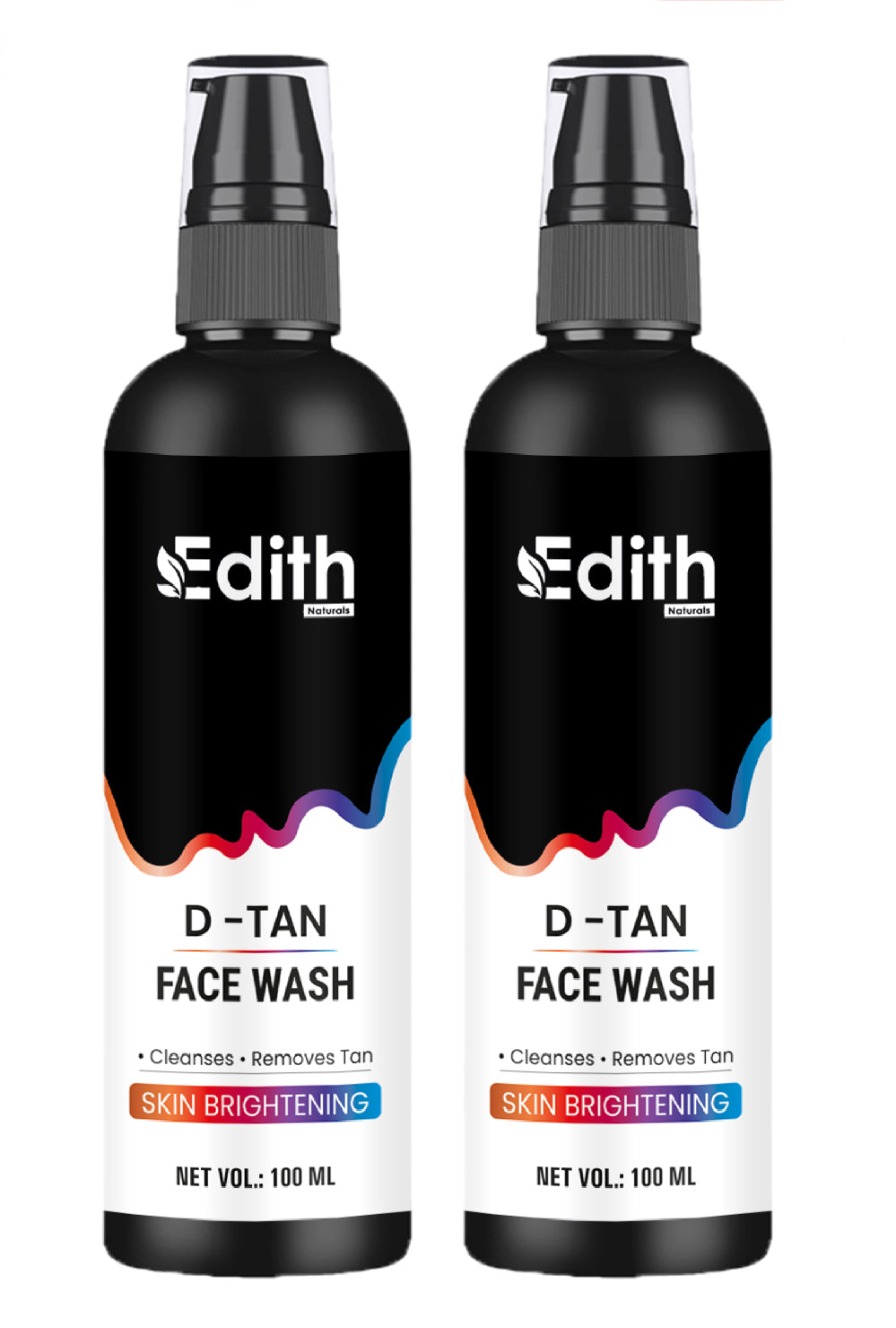 Edith Naturals D-Tan Face Wash For Skin Brightening (100 ml)