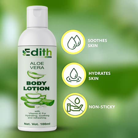 Body Lotion Aloe vera For Hydrating And moisturize Skin (100 ml)