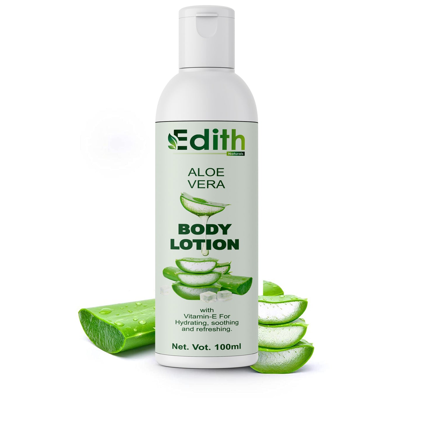 Edith Naturals Aloe Vera Body Lotion With Day And Night Cream Deep Daily Nourishing Body Milk for Soft Smoothing Healthy Skin