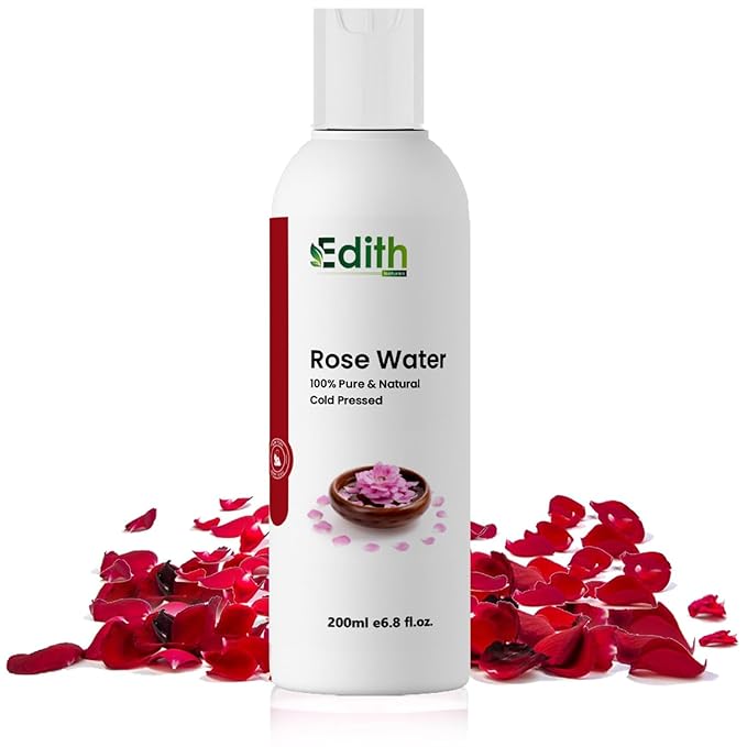 Edith Natural's Pure & Natural Rose Water (200 ml) Gulab Jal