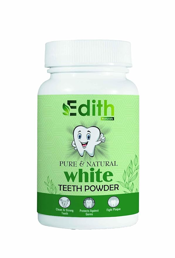 Edith Naturals Teeth Whitening Powder (100 gm)