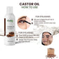 Castor Oil For Hair Growth And Eyebrow Growth (200 ml)