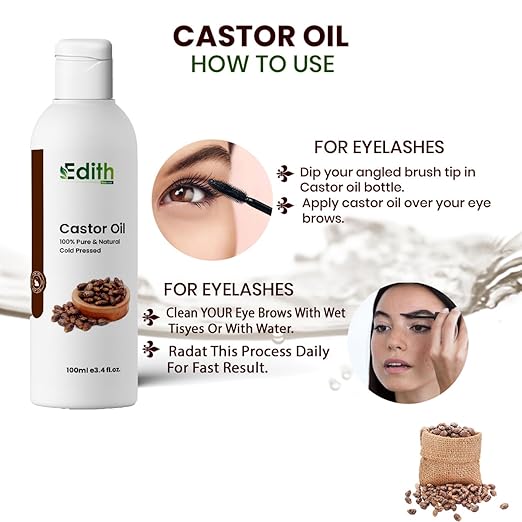 Castor Oil For Hair-Skin And Body Massage (100 ml)