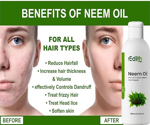 Neem Oil For Lice Remover , Hair And Skin (100 ml)