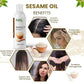 Cold Pressed Sesame oil for Hair, Skin and Massage (Til Ka Tel/Til Oil,Gingelly oil,) 100% pure & natural (200 ml)