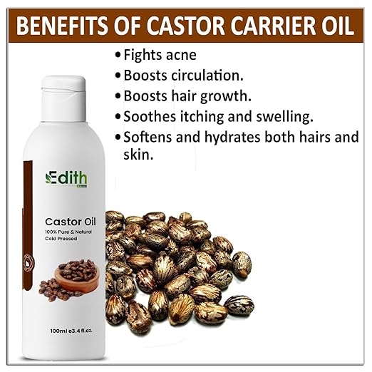 Castor Oil For Hair-Skin And Body Massage (100 ml)