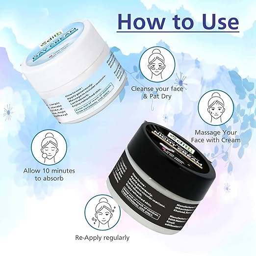 Edith Naturals Day and Night Face Cream Set For Skin Detoxification & Natural Glow (50 gm)