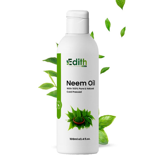 Edith naturals Castor Almond Neem Hair and Skin Oil - Natural Nourishment for Healthy Hair and Glowing Skin