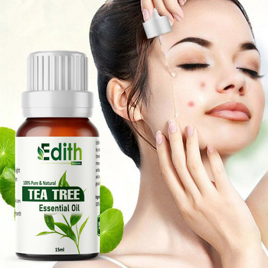 Tea Tree Essential Oil for Skin, Hair, Face, Acne, Dandruff |Fuller Hair & Healthy Toenails(15 ml)