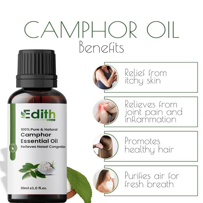 Camphor Essential Oil For Aromatherapy (30 ml)